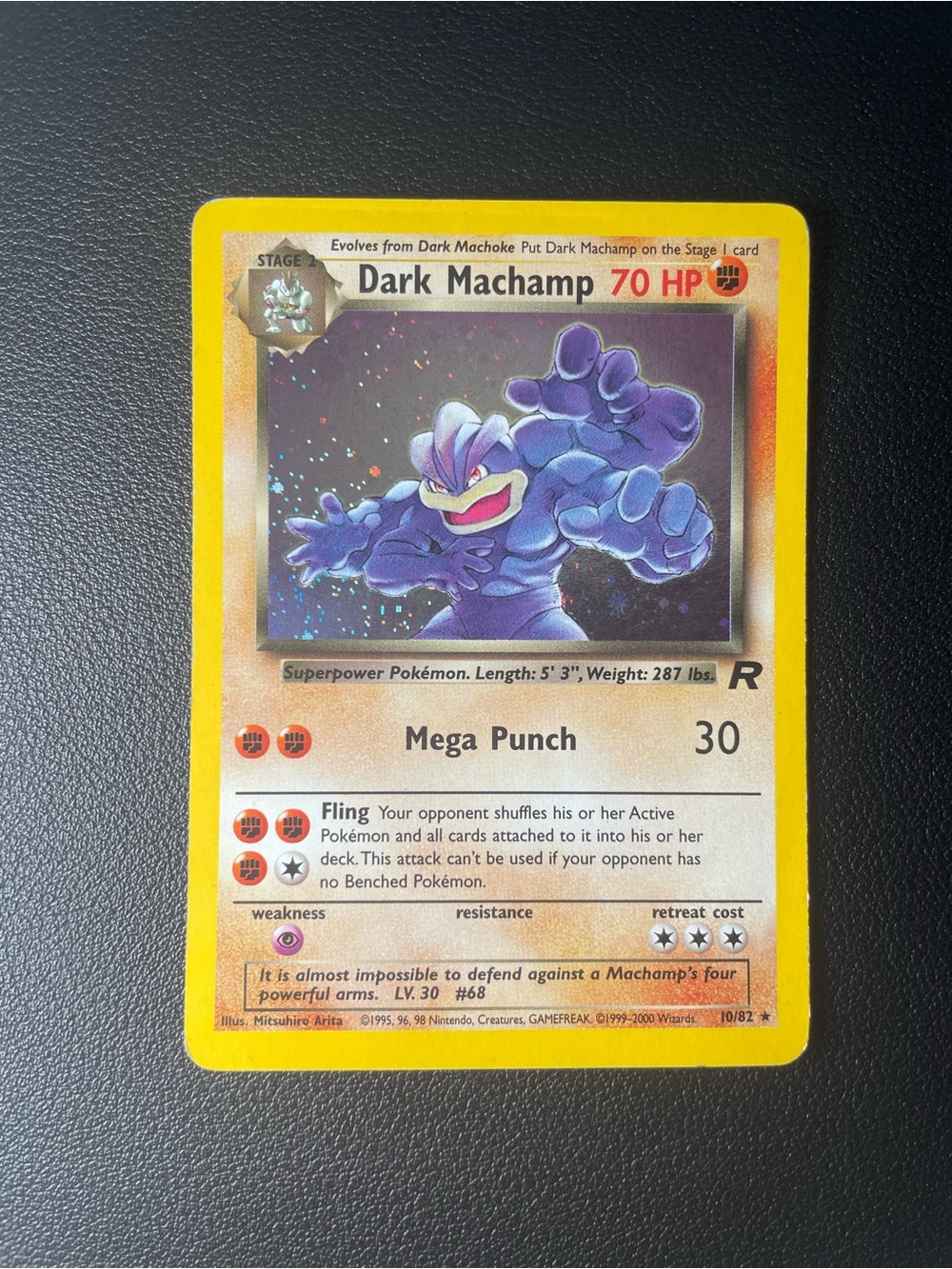 Dark Machamp #10/Pokemon Team Rocket